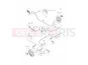 KAWASAKI MULE 610 4x4 (KAF400AGF) Rear Brake Piping