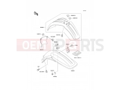 Fenders - Kawasaki KX500 (KX500-E14) 2002