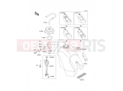 Fuel Tank - Kawasaki KX500 (KX500-E14) 2002