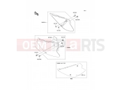 KAWASAKI KX85/KX85-<<II>> (KX85A6F) Side Covers