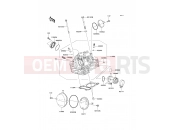 KAWASAKI KLX140L (KLX140B8F) Cylinder Head