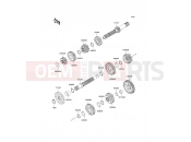 KAWASAKI KLX140L (KLX140B8F) Transmission