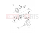 KAWASAKI KLX140L (KLX140B8F) Rear Hub