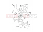 KAWASAKI KX85/KX85-<<II>> (KX85A8F) Cylinder Head/Cylinder