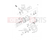 KAWASAKI KX85/KX85-<<II>> (KX85A8F) Rear Hub