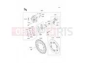 KAWASAKI KX450F (KX450FCF) Front Brake