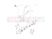 KAWASAKI KX65 (KX65ACF) Kickstarter Mechanism