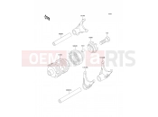 KAWASAKI KX85 (KX85ADF) Gear Change Drum/Shift Fork(s)