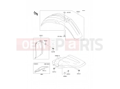 KAWASAKI KX85 (KX85ADF) Fenders