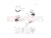 KAWASAKI KX85 (KX85ADF) Labels(ADF/BDF)