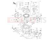KAWASAKI KX85 (KX85CFF) Cylinder Head/Cylinder