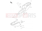 KAWASAKI KX85 (KX85CFF) Footrests