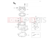 KAWASAKI KX65 (KX65AHF) Cylinder Head/Cylinder