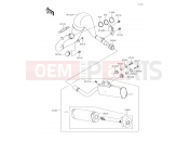 KAWASAKI KX65 (KX65AHF) Muffler(s)