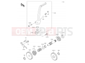 KAWASAKI KX65 (KX65AHF) Kickstarter Mechanism