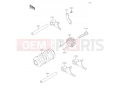 KAWASAKI KX65 (KX65AHF) Gear Change Drum/Shift Fork(s)