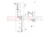 KAWASAKI KX80 (KX80-L2) Rear Master Cylinder