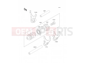KAWASAKI 1990 Change Drum/Shift Fork