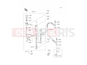KAWASAKI 1990 Rear Master Cylinder