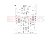 KAWASAKI KX80 (KX80-V1) Front Fork