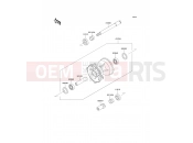 KAWASAKI KX250 (KX250-J2) Front Hub
