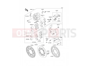 KAWASAKI KX500 (KX500-E5) Front Brake