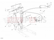 DUCATI Sporttouring ST3 S ABS REAR SHOCK ABSORBER » SWING ARM