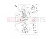 KAWASAKI KX250 (KX250-K5) Carburetor