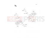 KAWASAKI KX250 (KX250-K5) Footrests