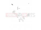 KAWASAKI KX250 (KX250-K5) Brake Pedal