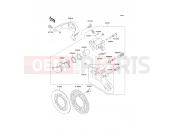 KAWASAKI KX250 (KX250-K5) Rear Brake