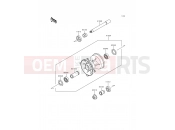 KAWASAKI KX125 (KX125-L2) Front Hub