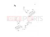 KAWASAKI KX500 (KX500-E12) Footrests