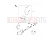 KAWASAKI KX65 (KX65-A1) Kickstarter Mechanism
