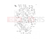 KAWASAKI KX80 (KX80-W3) Crankcase