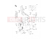 KAWASAKI KX80 (KX80-W3) Radiator