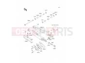 KAWASAKI KX80 (KX80-W3) Swingarm