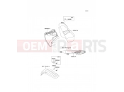 Labels - Kawasaki KX500 (KX500-E13) 2001
