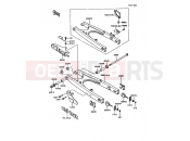 KAWASAKI KMX125 (KMX125-B1) Swingarm