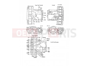 KAWASAKI Z1300 (ZG1300-A2) Crankcase Bolt Pattern