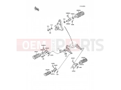 KAWASAKI Z1300 (ZG1300-A2) Footrests