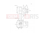 KAWASAKI 2000 Crankcase Bolt Pattern