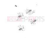 KAWASAKI 2000 Footrests