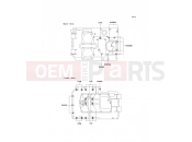 KAWASAKI 2000 Crankcase Bolt Pattern