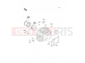 Cylinder/Piston(s) - Kawasaki KAZER (AN110-D2) 2000