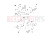 Footrests - Kawasaki KAZER (AN110-D2) 2000
