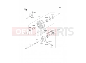 Front Hub - Kawasaki KAZER (AN110-D2) 2000