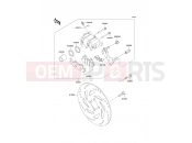 Front Brake - Kawasaki KAZER (AN110-D2) 2000