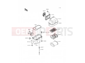 Air Cleaner - Kawasaki KLE500 (KLE500-A10) 2000