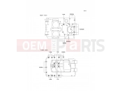 KAWASAKI 2002 Crankcase Bolt Pattern